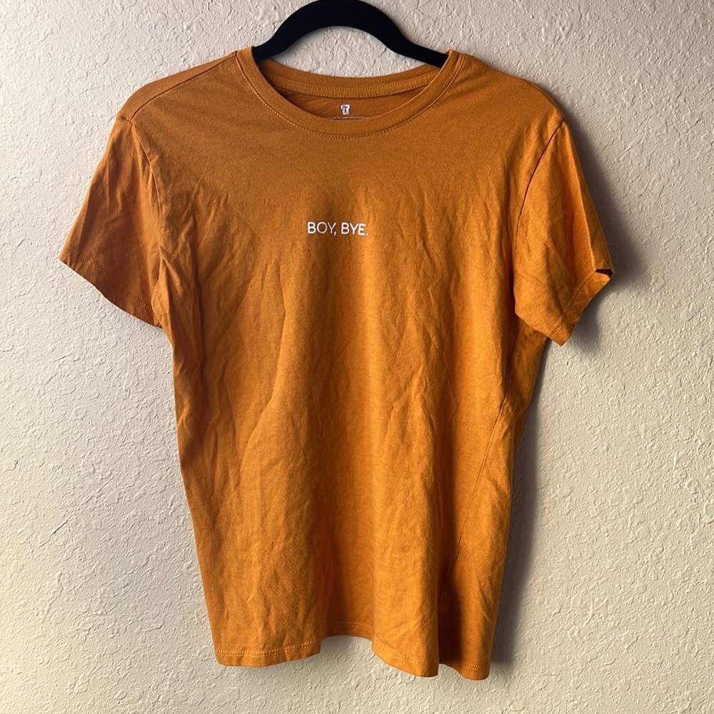 •The Relaxed Tee• Graphic: Boy,Bye Mustered XS/P